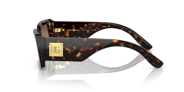 DG4416 Havana AcetaatSunglass Frames van B24, Zijaanzicht