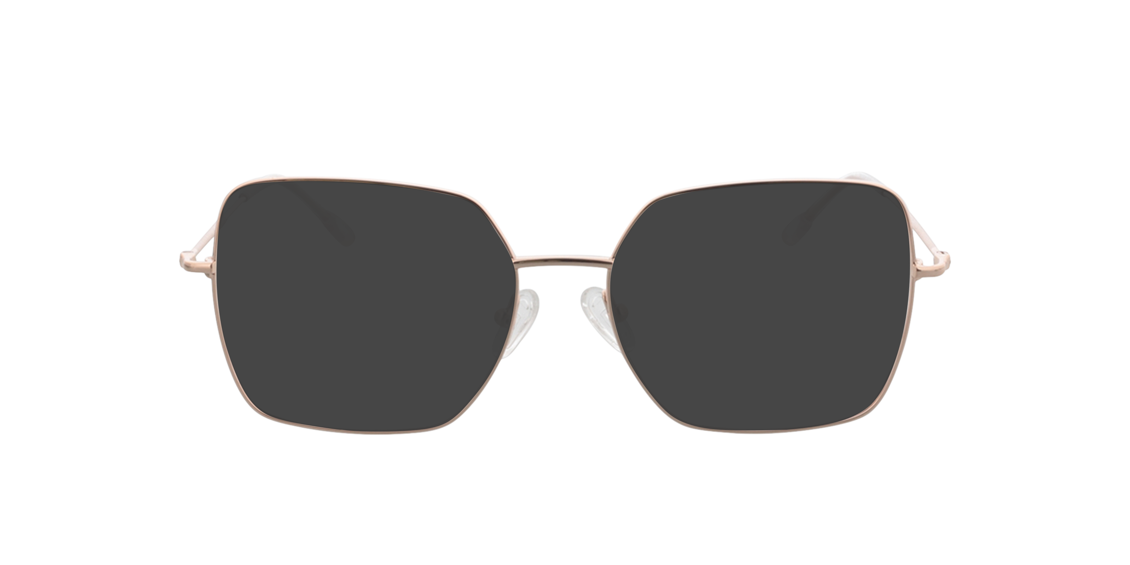 Hawaii Roségold MetallEyeglass Frames von B24, mit getönten Gläsern