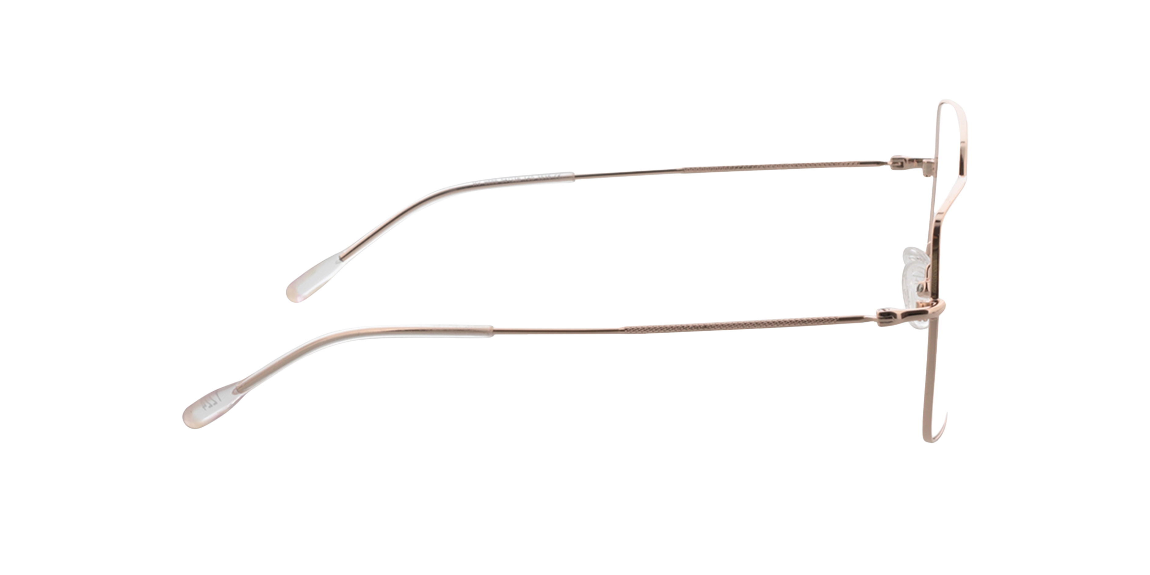 Hawaii Roségold MetallEyeglass Frames von B24, Seitenansicht