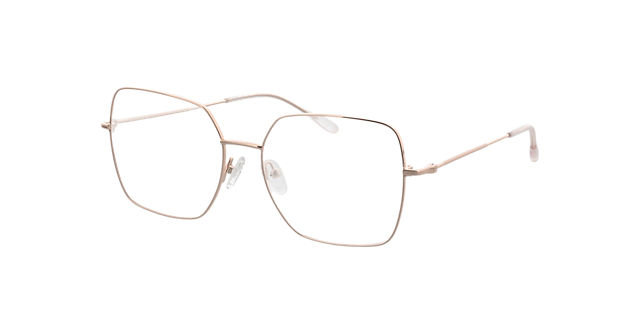 Hawaii Roségold MetallEyeglass Frames von B24, Dreiviertelansicht