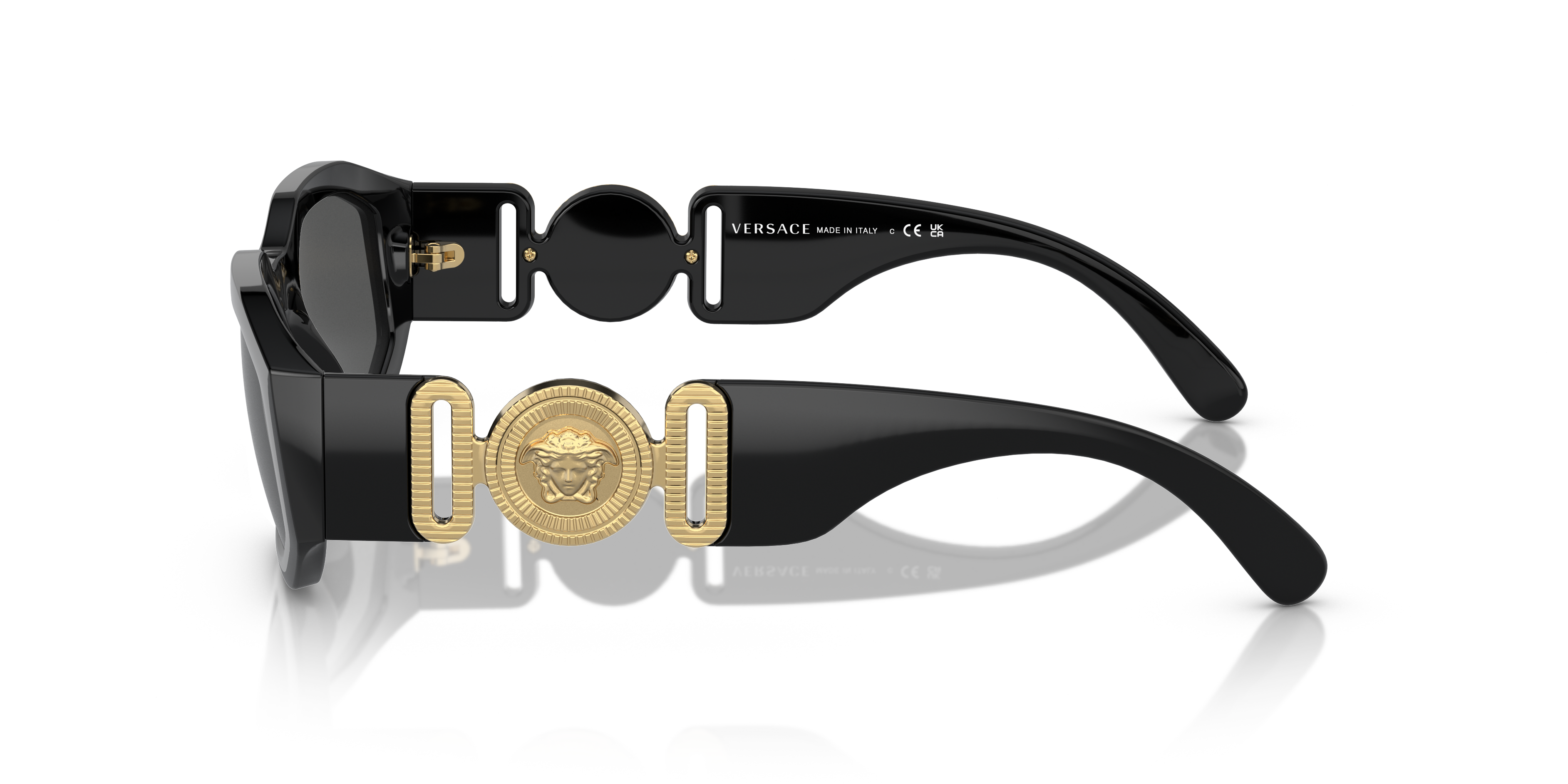 VE4361 Schwarz KunststoffSunglass Frames von B24, Seitenansicht