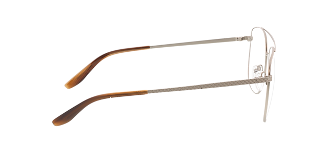 Atlas Silver & Brown Horn MetallEyeglass Frames von B24, Seitenansicht