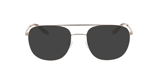 Atlas Silver & Brown Horn MetallEyeglass Frames von B24, mit getönten Gläsern