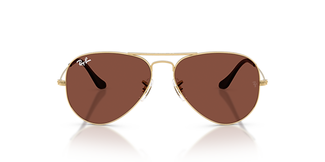 RB3025 Arista Gold MetallSunglass Frames von B24, Vorderansicht