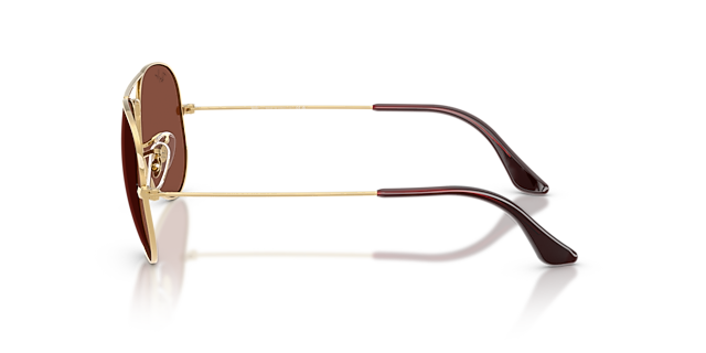 RB3025 Arista Gold MetallSunglass Frames von B24, Seitenansicht