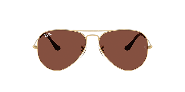 RB3025 Arista Gold MetallSunglass Frames von B24, mit getönten Gläsern