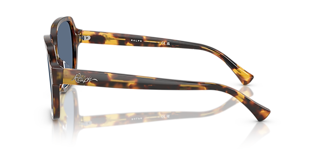 RA5304U Glänzendes Havanna AcetatSunglass Frames von B24, Seitenansicht