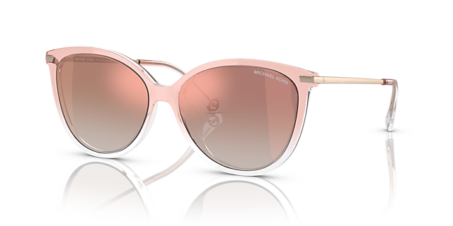 MK2184U Pink To Clear KunststoffSunglass Frames von B24, Dreiviertelansicht