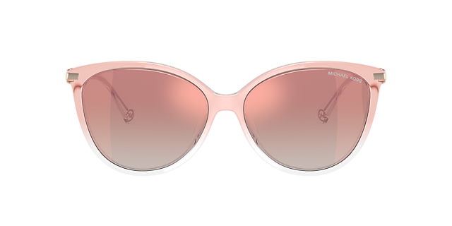 MK2184U Pink To Clear KunststoffSunglass Frames von B24, mit getönten Gläsern