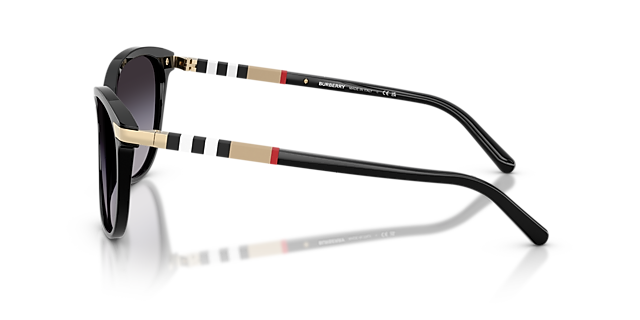 BE4216 Schwarz AcetatSunglass Frames von B24, Seitenansicht