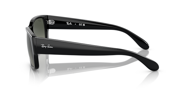 RB4388 Schwarz KunststoffSunglass Frames von B24, Seitenansicht