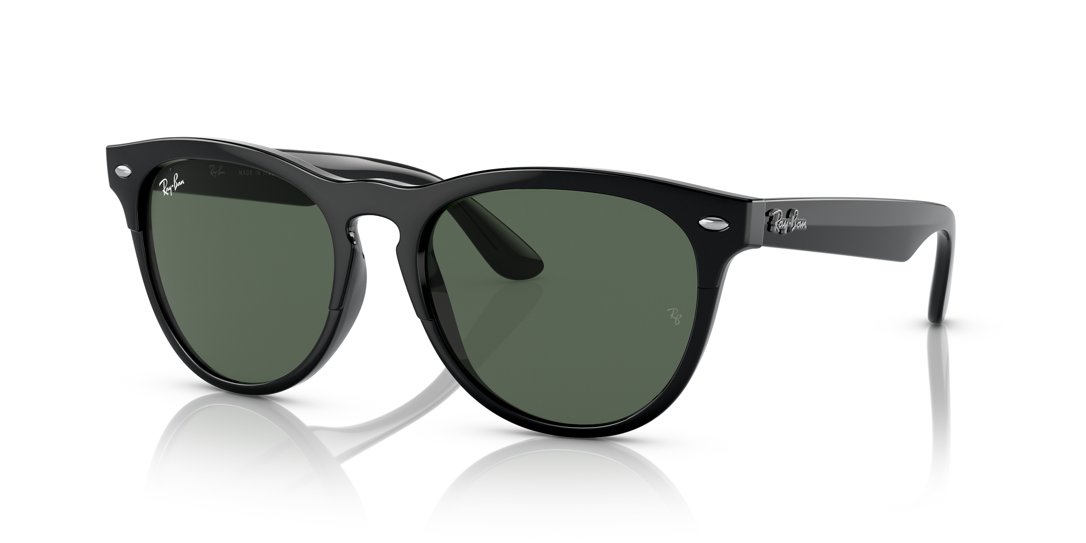 RB4471 Zwart KunststofSunglass Frames van B24, Hoekweergave