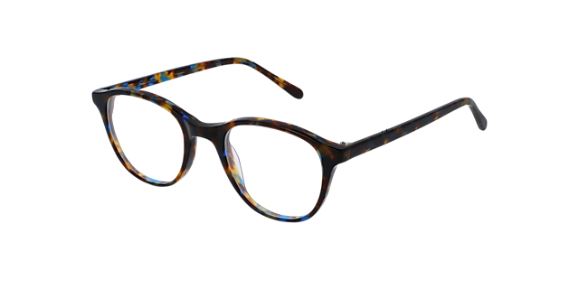 Airin Admiral Tortoise AcetatEyeglass Frames von B24, Dreiviertelansicht