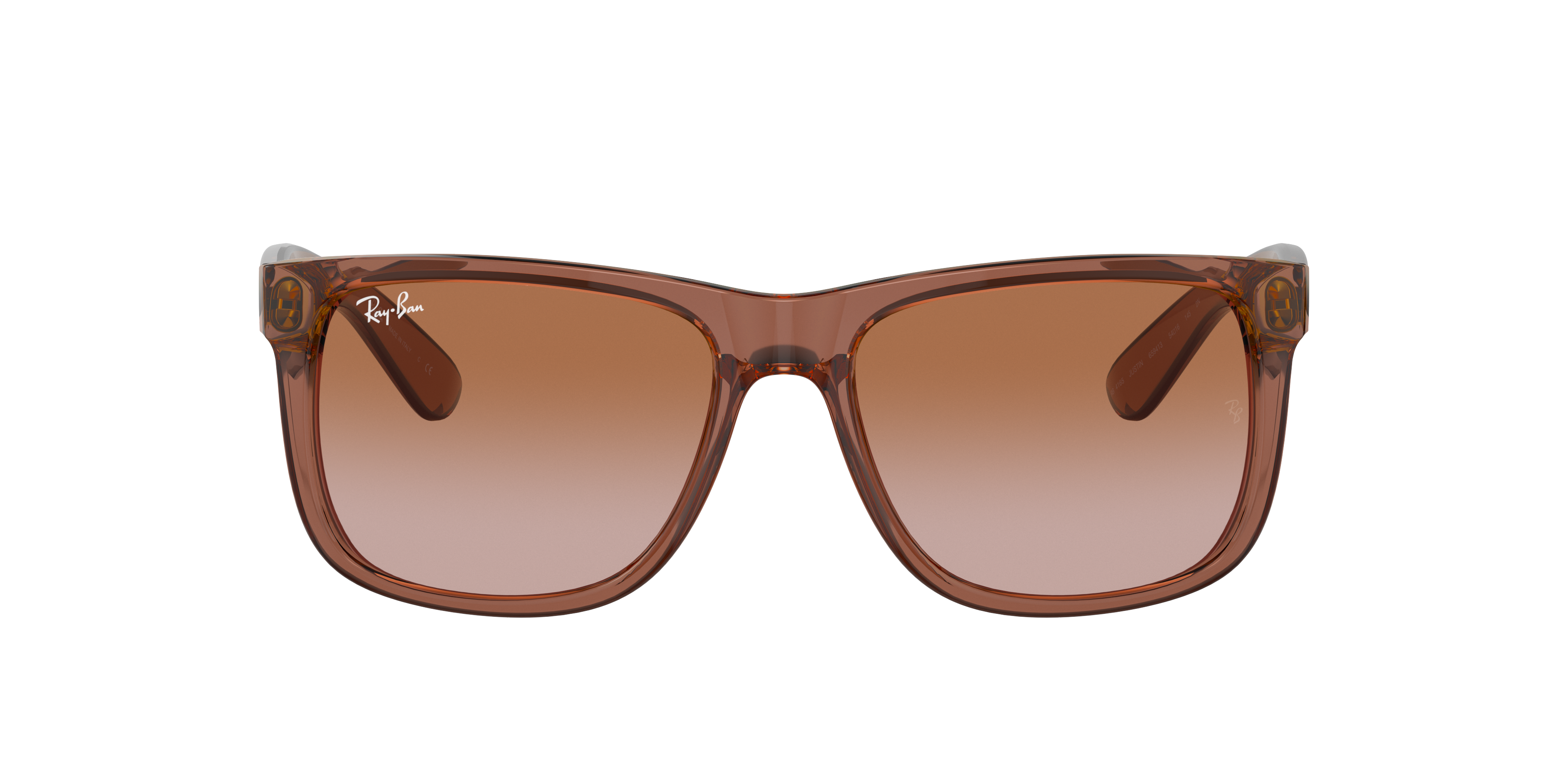 RB4165 Hellbraun transparent KunststoffSunglass Frames von B24, mit getönten Gläsern