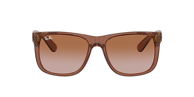 RB4165 Transparant lichtbruin KunststofSunglass Frames van B24, met getinte lenzen