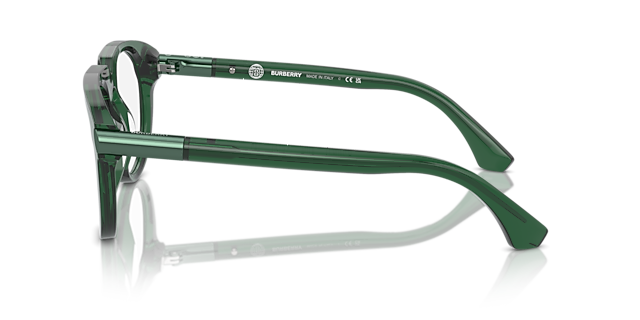 BE2408U Grün AcetatEyeglass Frames von B24, Seitenansicht