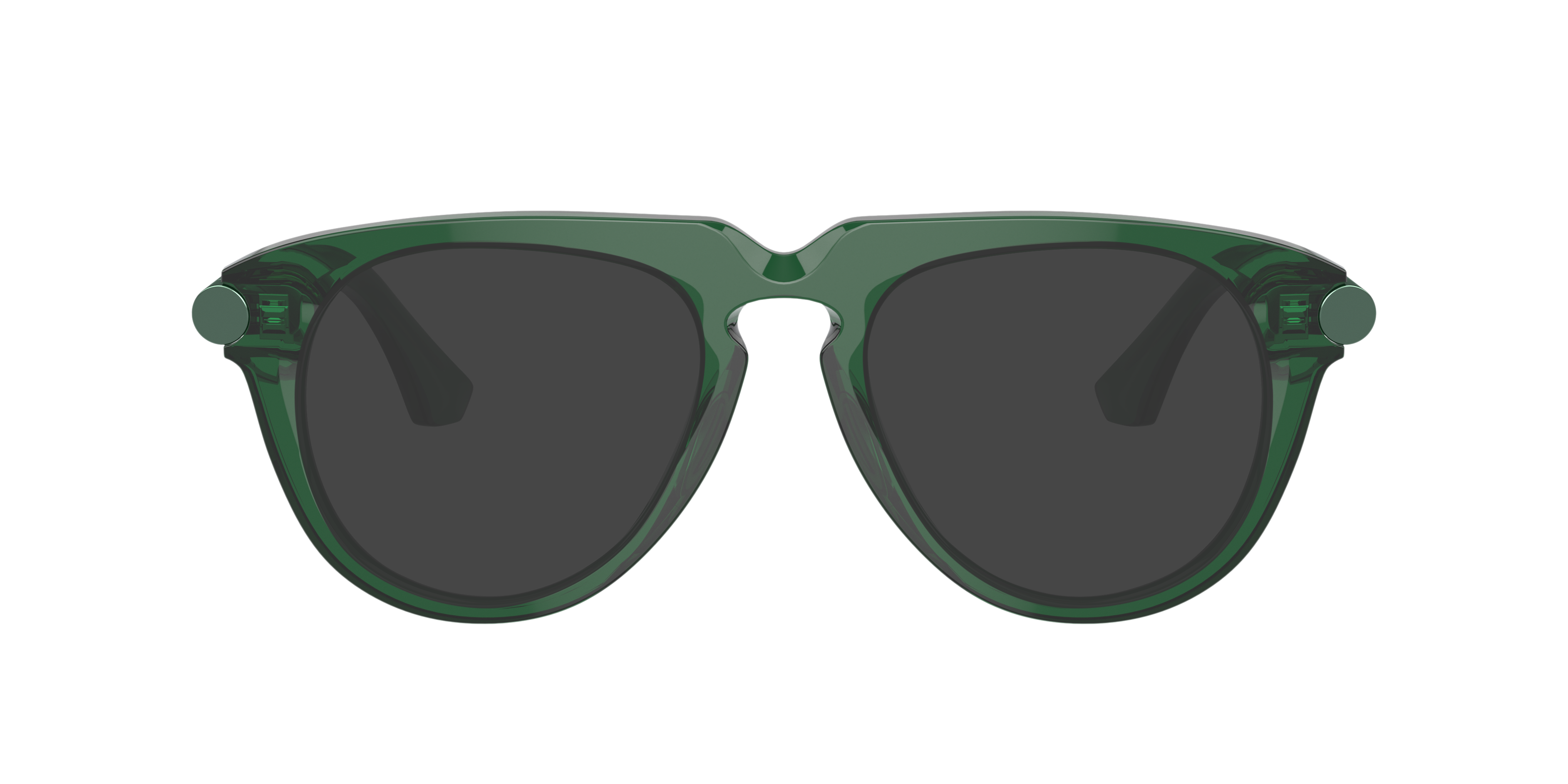 BE2408U Groen AcetaatEyeglass Frames van B24, met getinte lenzen