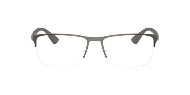 RB6335 Staalgrijs MetaalEyeglass Frames van B24, Vooraanzicht
