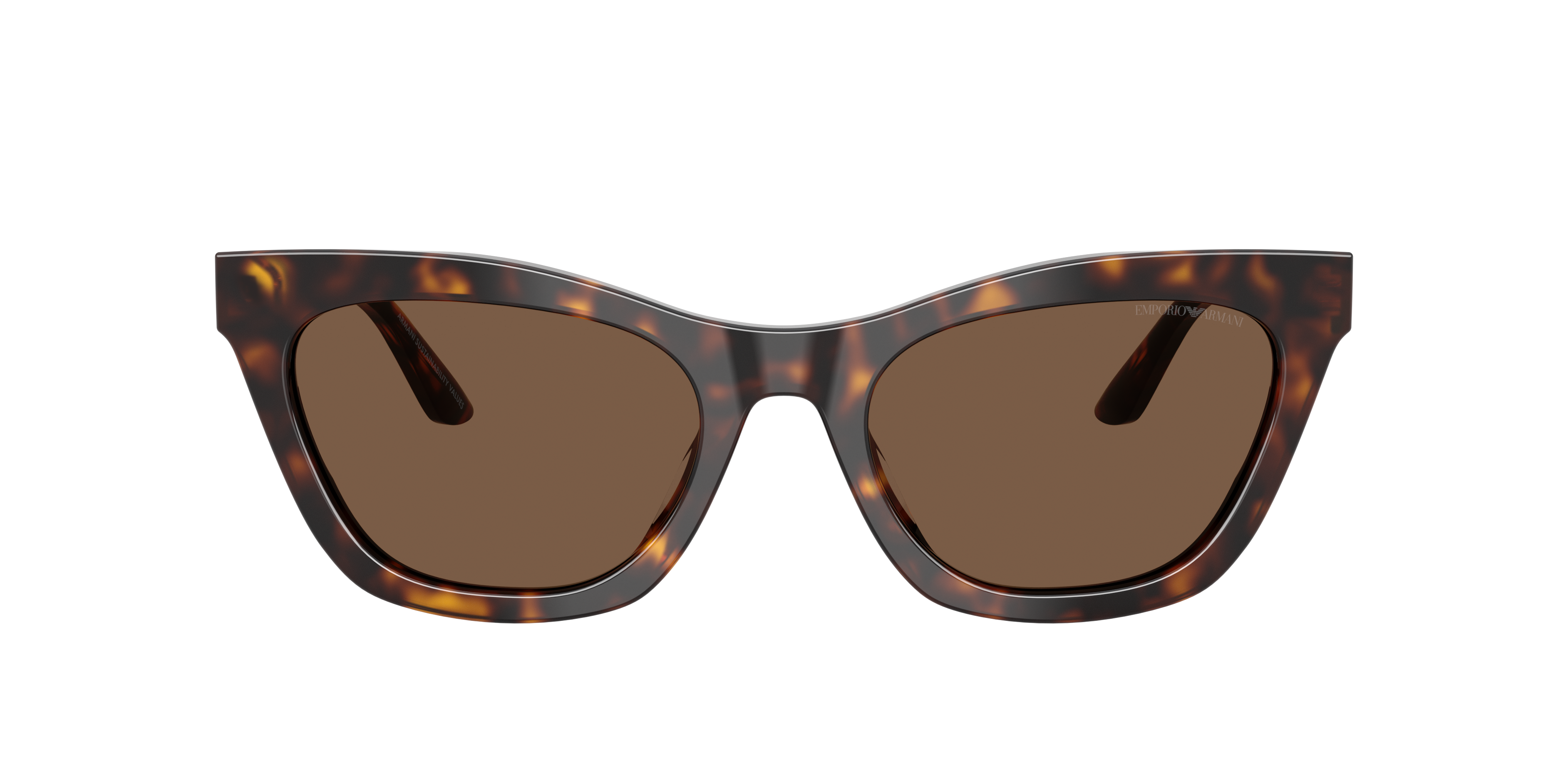 EA4259U Glänzendes Havanna AcetatSunglass Frames von B24, mit getönten Gläsern