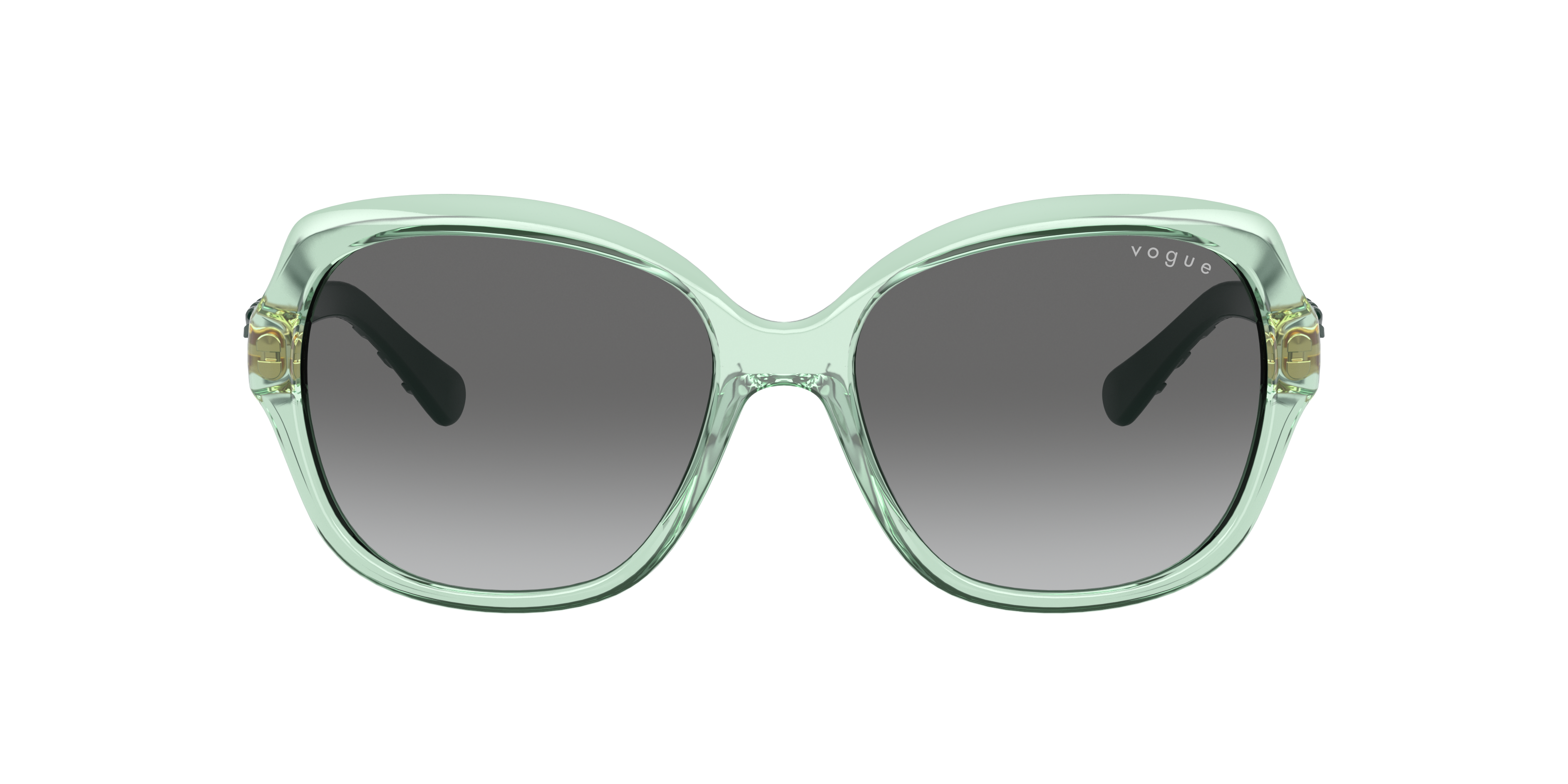 VO2871S Transparant groen KunststofSunglass Frames van B24, met getinte lenzen