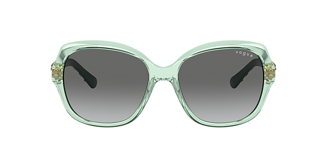 VO2871S Transparant groen KunststofSunglass Frames van B24, met getinte lenzen