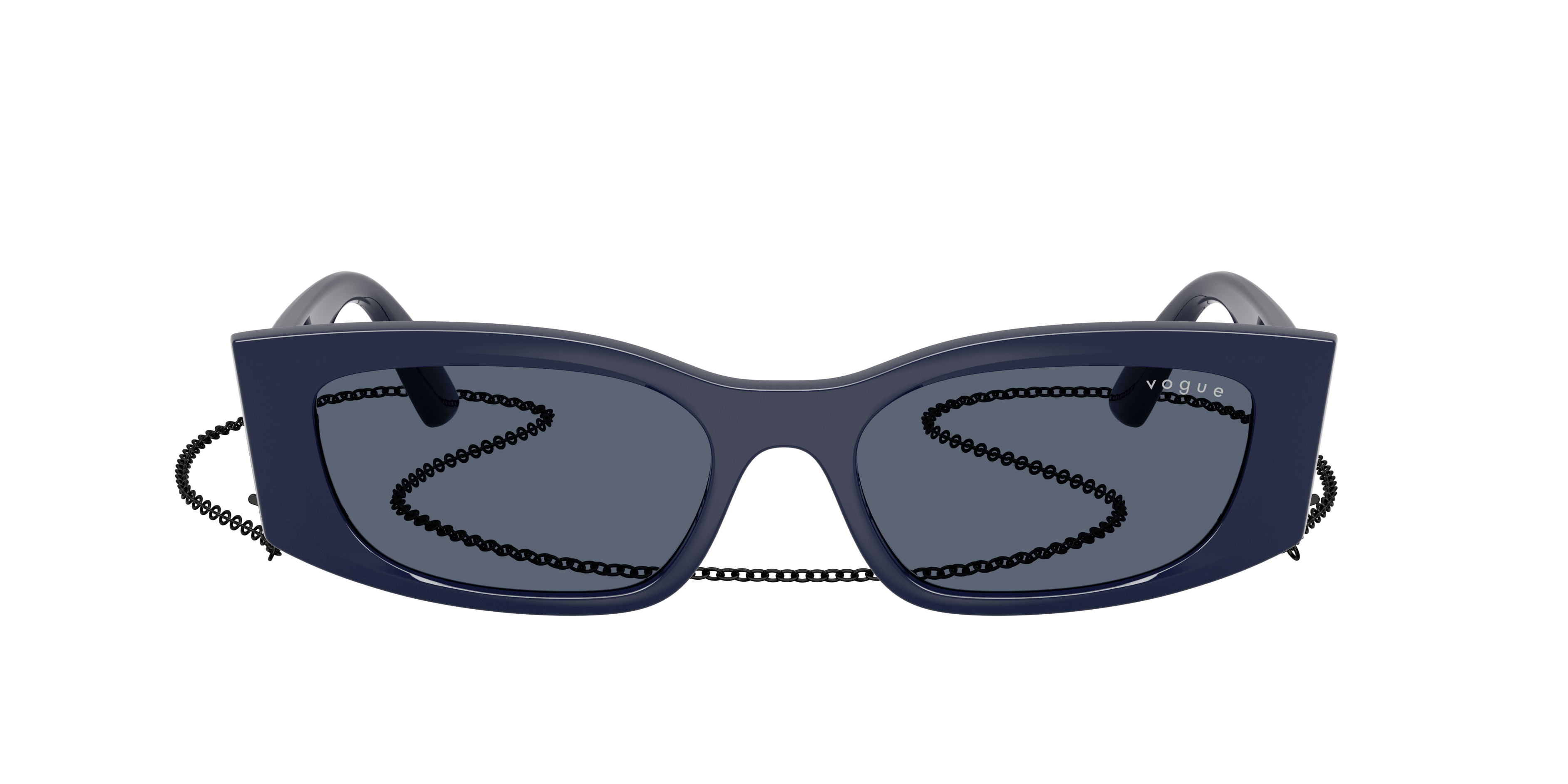 VO5655SU Full Blue KunststoffSunglass Frames von B24, mit getönten Gläsern