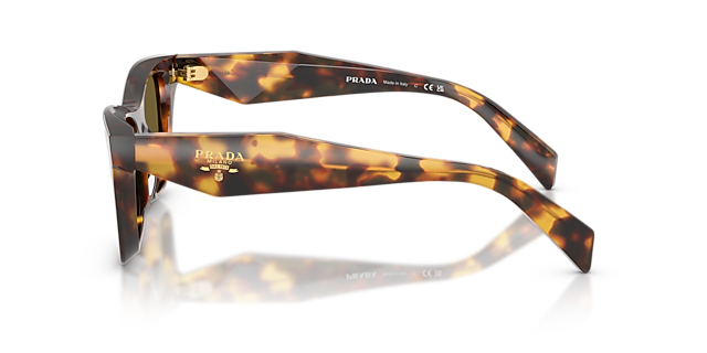 PR C07S Honey Tortoise AcetaatSunglass Frames van B24, Zijaanzicht
