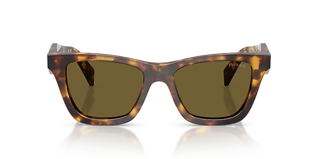 PR C07S Honey Tortoise AcetaatSunglass Frames van B24, Vooraanzicht