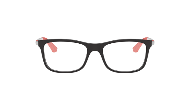 RB1549 Schwarz KunststoffEyeglass Frames von B24, Vorderansicht