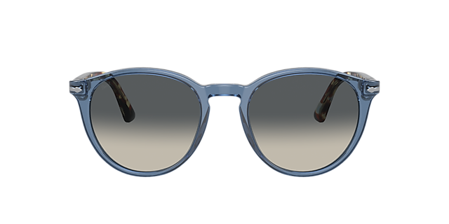 PO3152S Marineblau transparent AcetatSunglass Frames von B24, mit getönten Gläsern