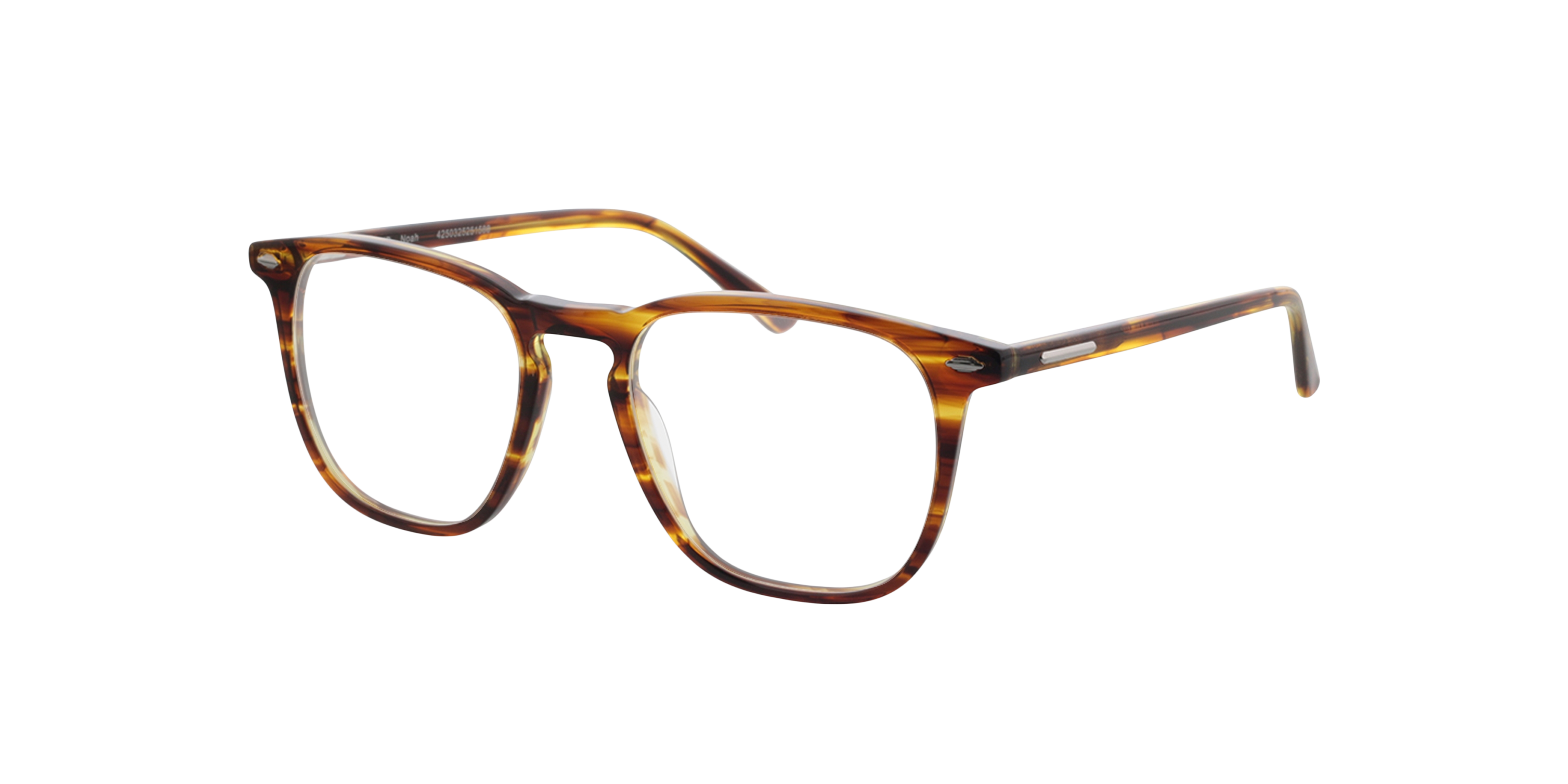 Noah Braun Hornfarben AcetatEyeglass Frames von B24, Dreiviertelansicht