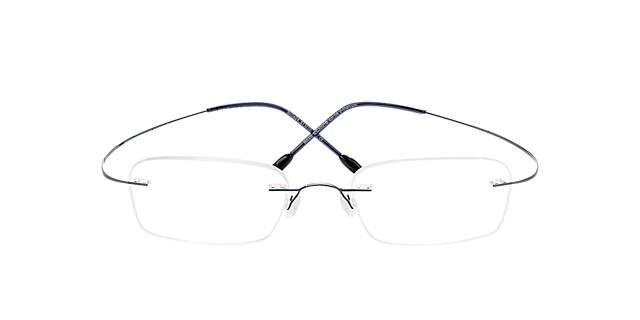 Mackay Blauw TitaanEyeglass Frames van B24, Vooraanzicht