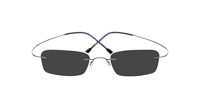 Mackay Blauw TitaanEyeglass Frames van B24, met getinte lenzen