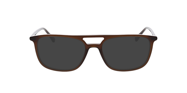 Adelaide Crystal Braun AcetatEyeglass Frames von B24, mit getönten Gläsern