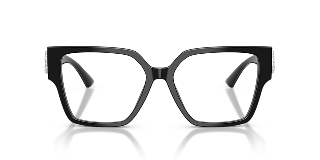 JC3032B Schwarz AcetatEyeglass Frames von B24, Vorderansicht