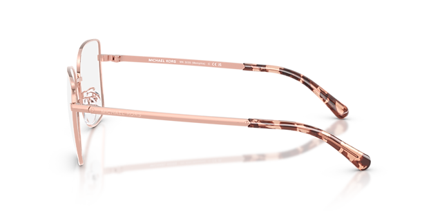 MK3035 Roségoud MetaalEyeglass Frames van B24, Zijaanzicht