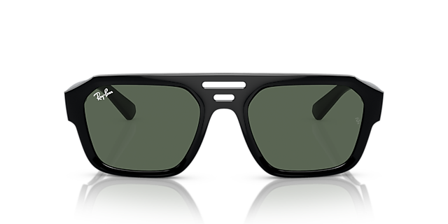 RB4397 Zwart KunststofSunglass Frames van B24, Vooraanzicht