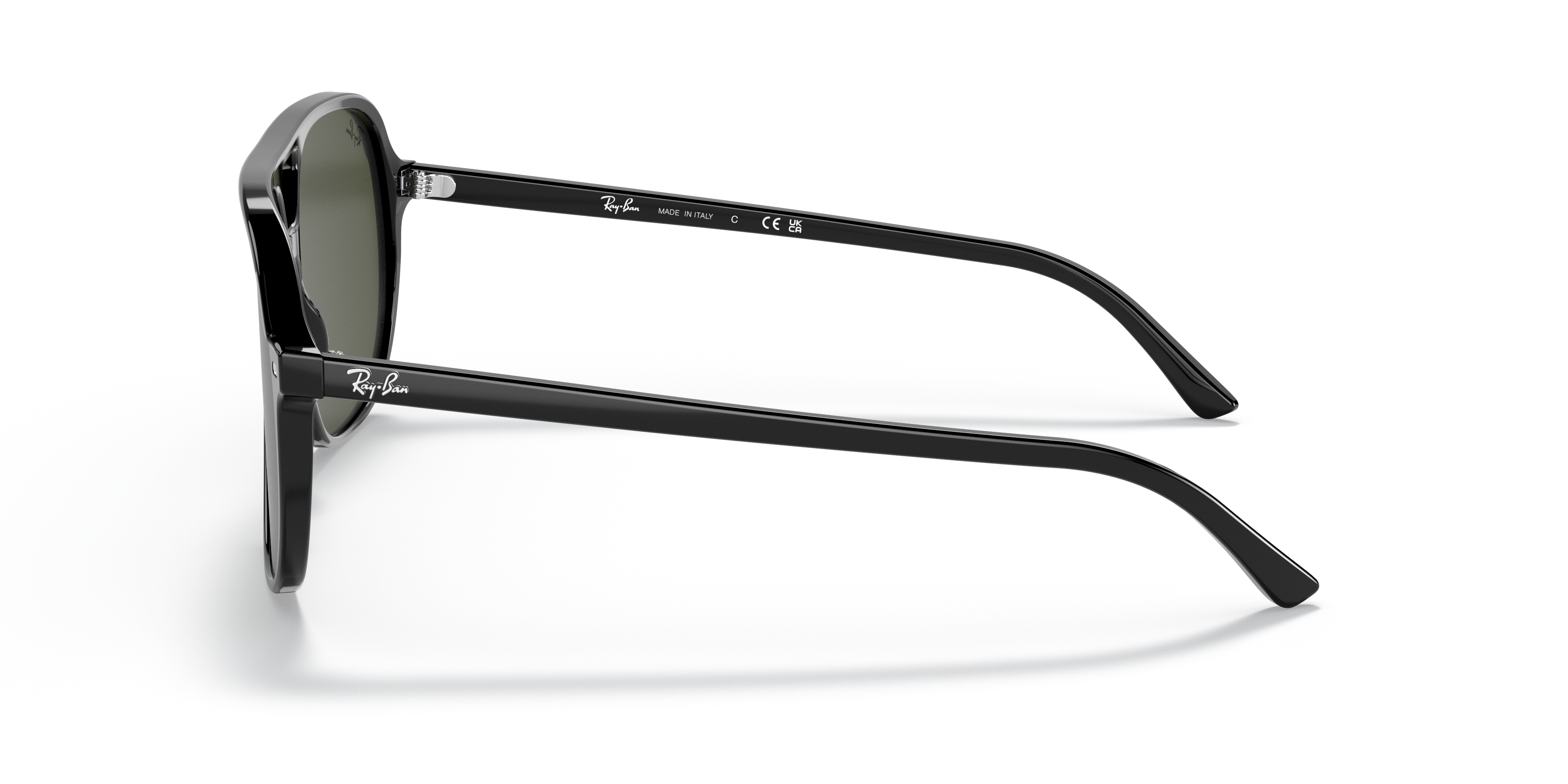 Bill Zwart AcetaatSunglass Frames van B24, Zijaanzicht