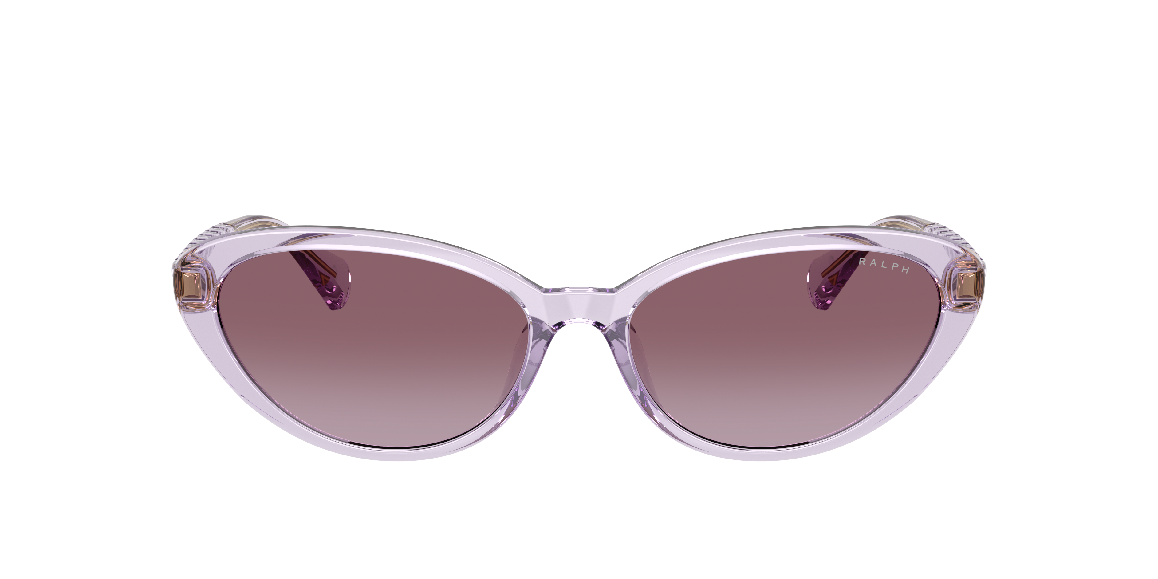 RA5338U Violett transparent KunststoffSunglass Frames von B24, mit getönten Gläsern