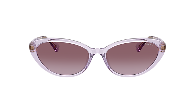 RA5338U Transparant violet KunststofSunglass Frames van B24, met getinte lenzen