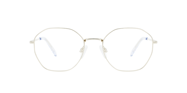 Flan Silver Titanium TitaanEyeglass Frames van B24, Vooraanzicht
