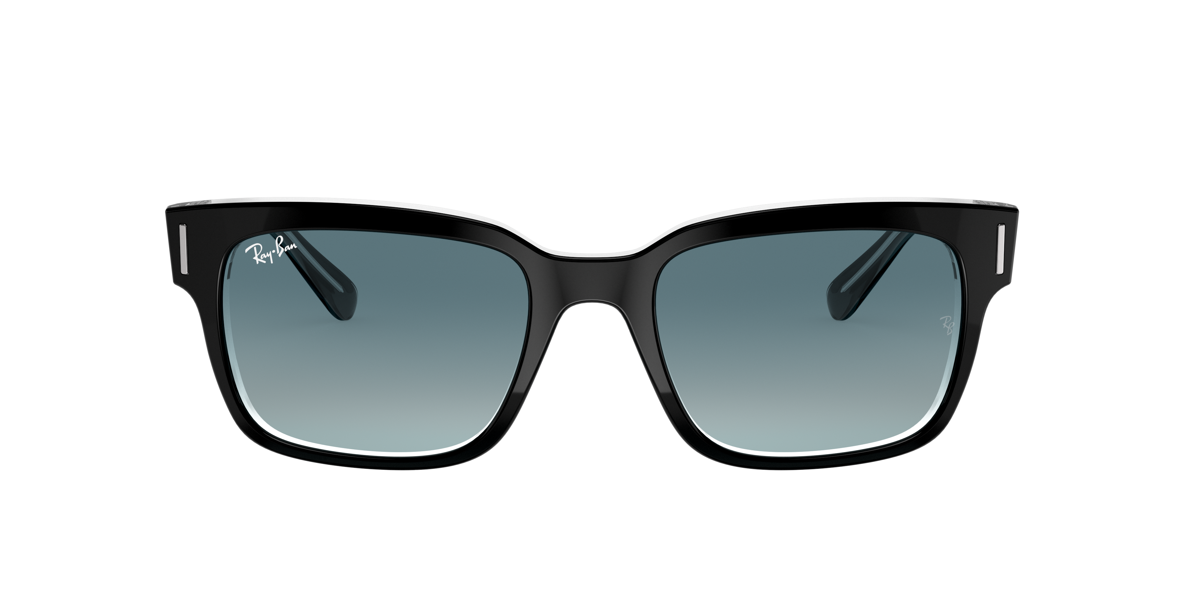 RB2190 Zwart op transparant AcetaatSunglass Frames van B24, met getinte lenzen