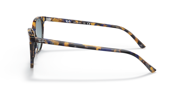 RB2197 Gelb & Blau Havana AcetatSunglass Frames von B24, Seitenansicht