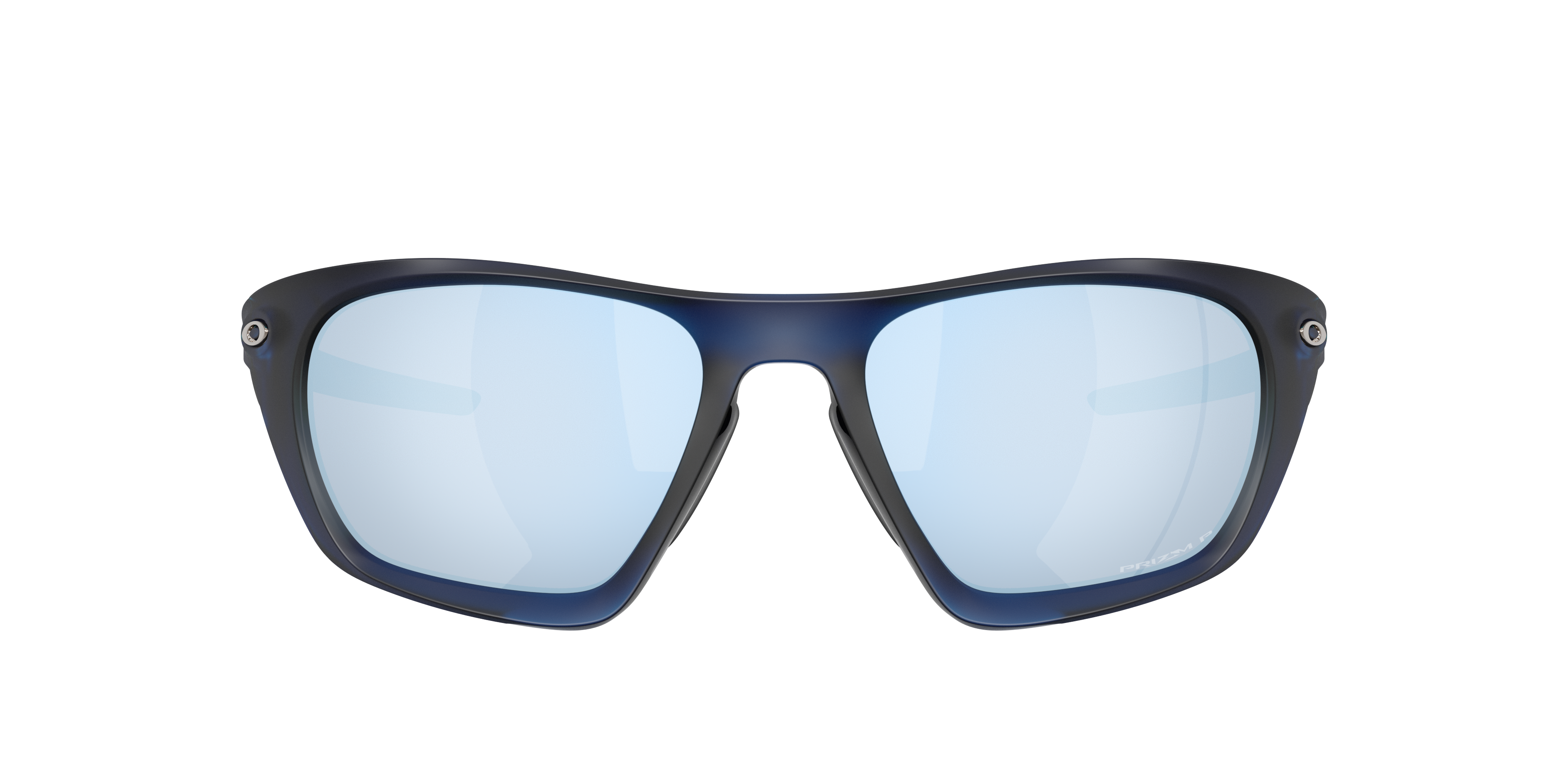 Lateralis Matte Transparent Blue KunststofSunglass Frames van B24, met getinte lenzen