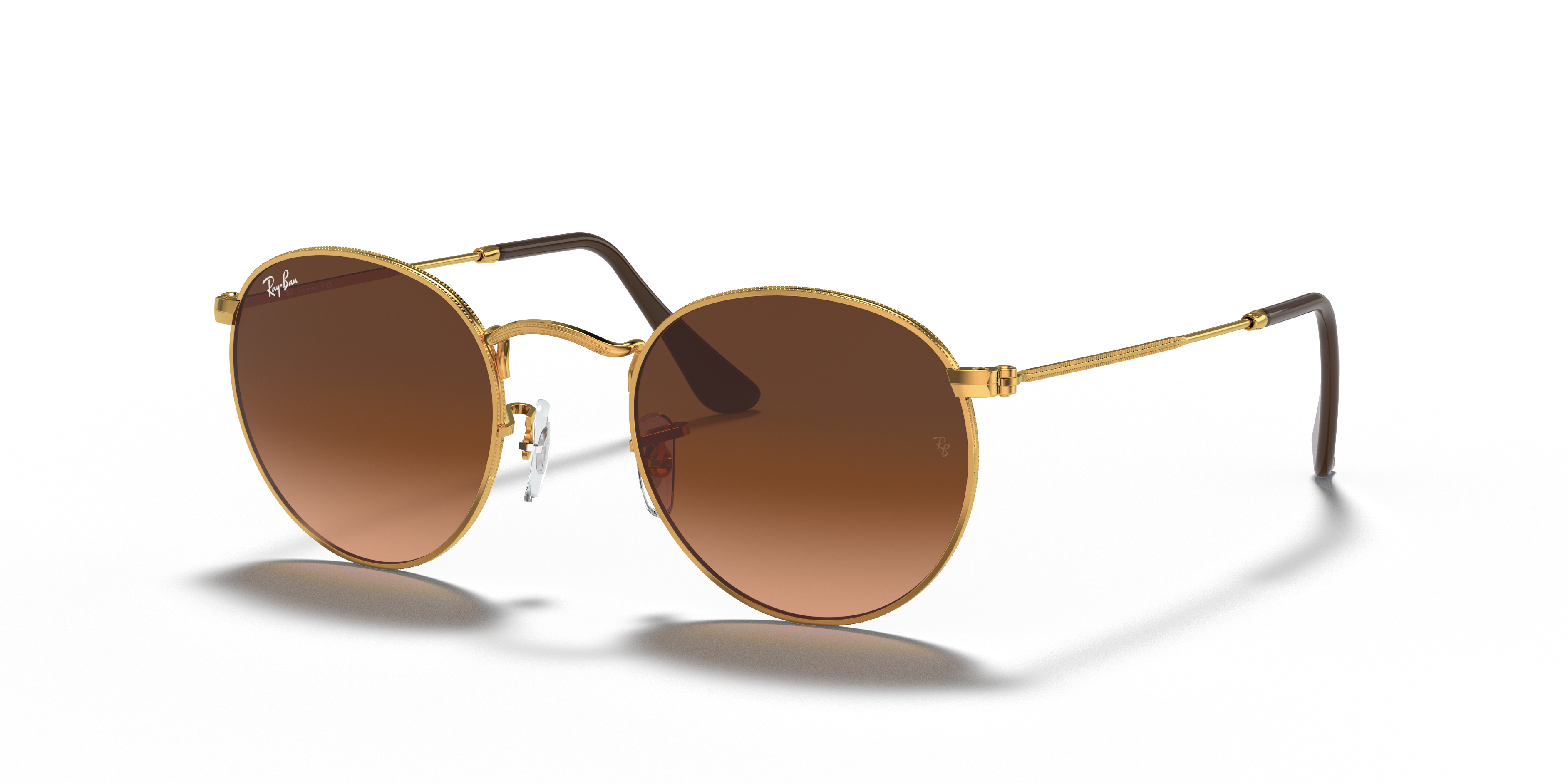 RB3447 Lichtbrons MetaalSunglass Frames van B24, Hoekweergave