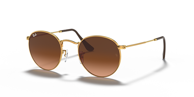 RB3447 Hellbronze MetallSunglass Frames von B24, Dreiviertelansicht
