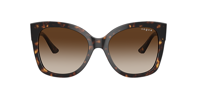 VO5338S Donker Havana AcetaatSunglass Frames van B24, met getinte lenzen
