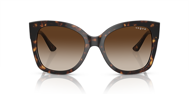 VO5338S Donker Havana AcetaatSunglass Frames van B24, Vooraanzicht
