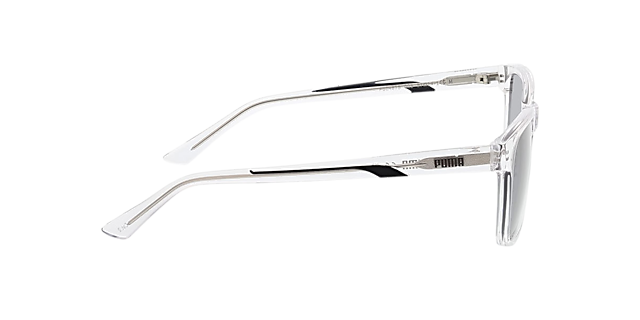 PU0467S Klar KunststoffSunglass Frames von B24, Seitenansicht