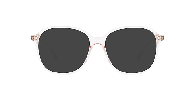 Colette Crystal Peach AcetatEyeglass Frames von B24, mit getönten Gläsern